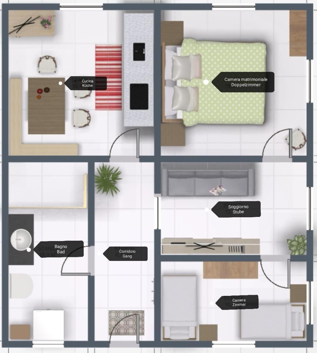 Appartamenti Daberto Fabiola Arabba Quarto foto